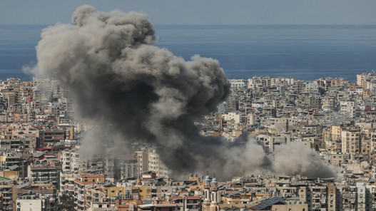 جيش الاحتلال الإسرائيلي ينفذ ضربات جديدة على ضاحية بيروت الجنوبية