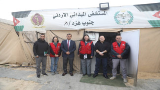 الصليب الأحمر يشيد بجهود المستشفى الميداني الأردني في غزة
