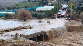 إغلاق شارع جبة الفرعي في جرش بسبب ارتفاع منسوب مياه سيل الزرقاء