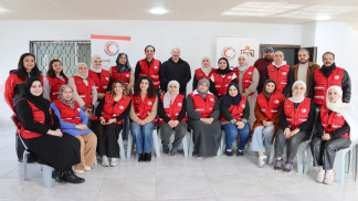 اختتام دورة تدريبية مكثفة لمتطوعي فرع الهلال الأحمر الأردني في إربد