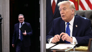 ستارمر وترامب يتعهدان العمل للحفاظ على قاعدة عسكرية بريطانية أميركية في المحيط الهندي