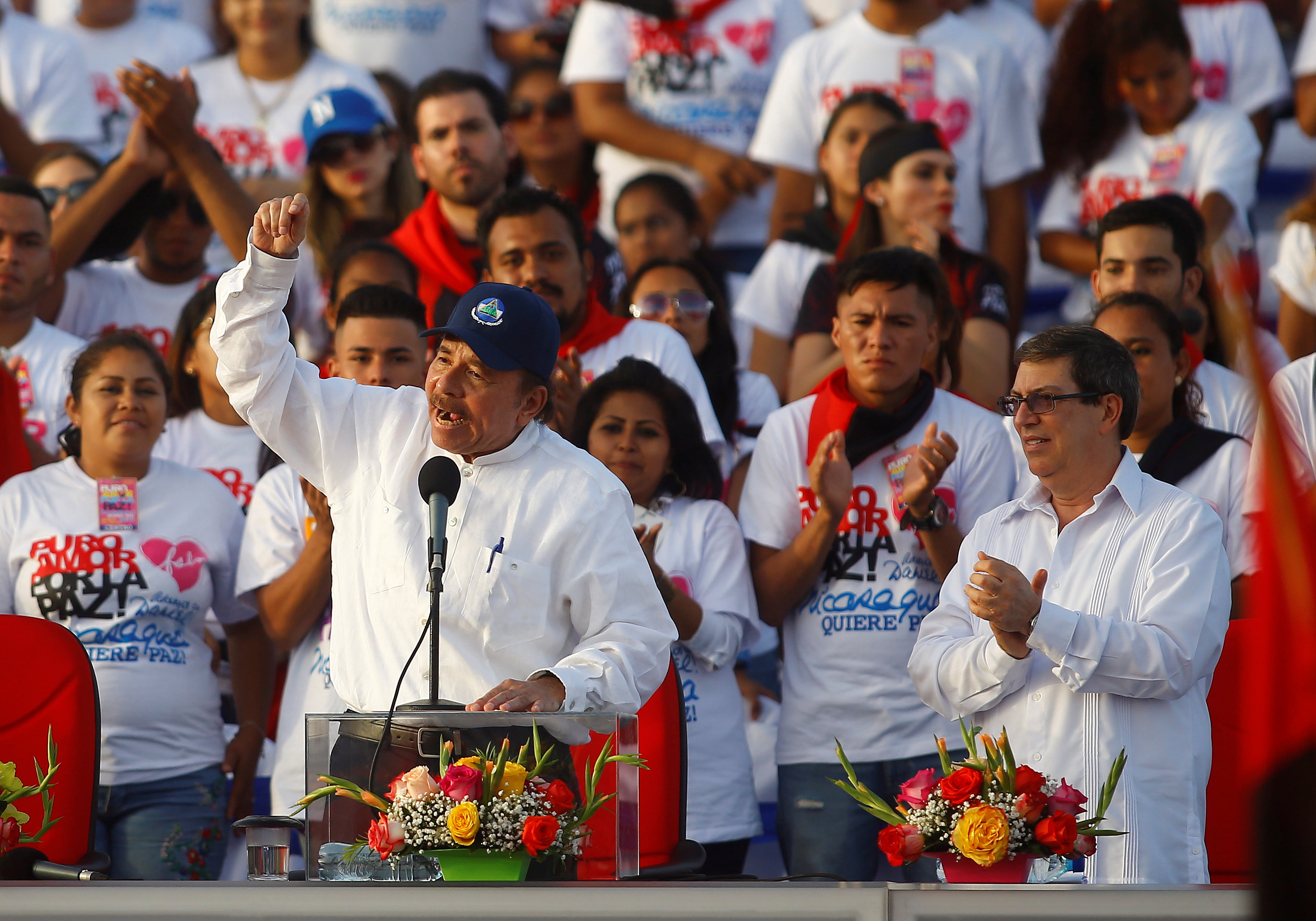 صورة أرشيفية لرئيس نيكاراغوا دانيال أورتيغا. رويترز  