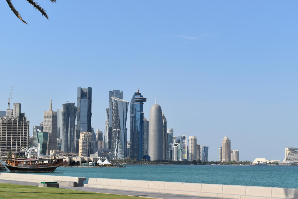 صورة من العاصمة القطرية، الدوحة. (Shutterstock)