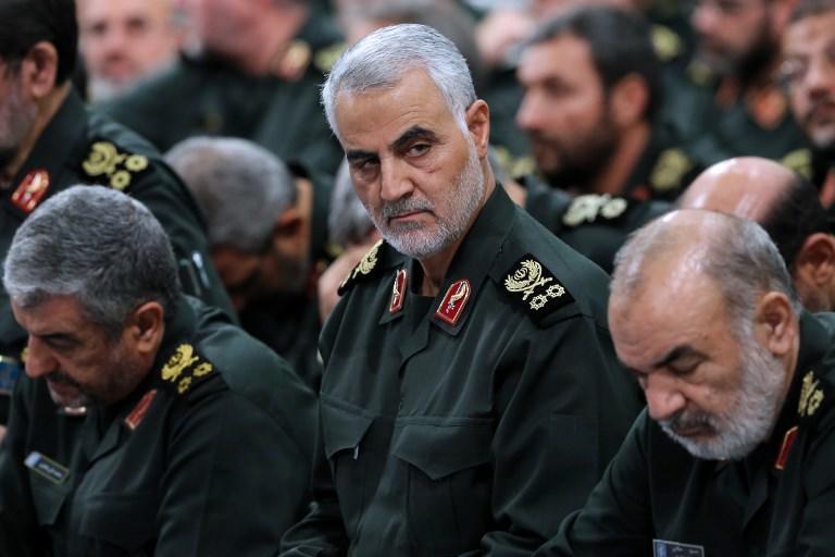 صورة أرشيفية للقائد الإيراني قاسم سليماني. أ ف ب