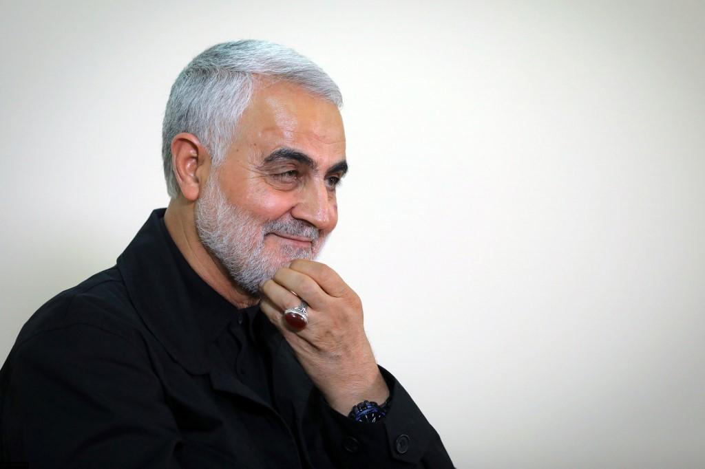 صورة ارشيفية لقاسم سليماني، قائد فيلق القدس التابع للحرس الثوري الإيراني. أ ف ب