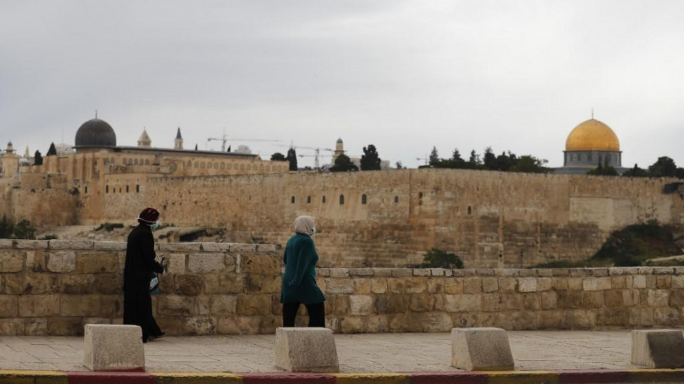 منظر عام للمسجد الأقصى في مدينة القدس المحتلة. (أ ف ب)