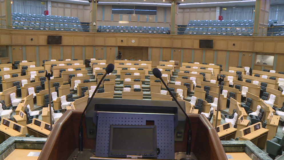 قاعة مجلس النواب في مجلس الأمة. (المملكة)