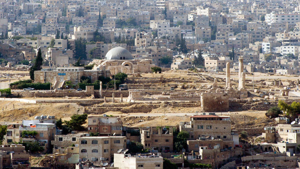 جبل القلعة في العاصمة عمّان. (بترا)