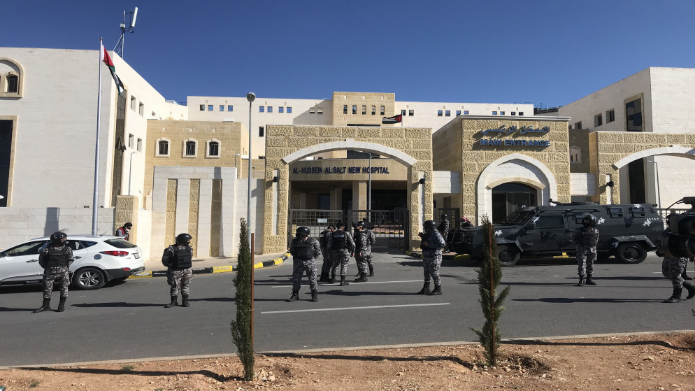 مدخل مستشفى السلط الحكومي الجديد. (صلاح ملكاوي / المملكة)