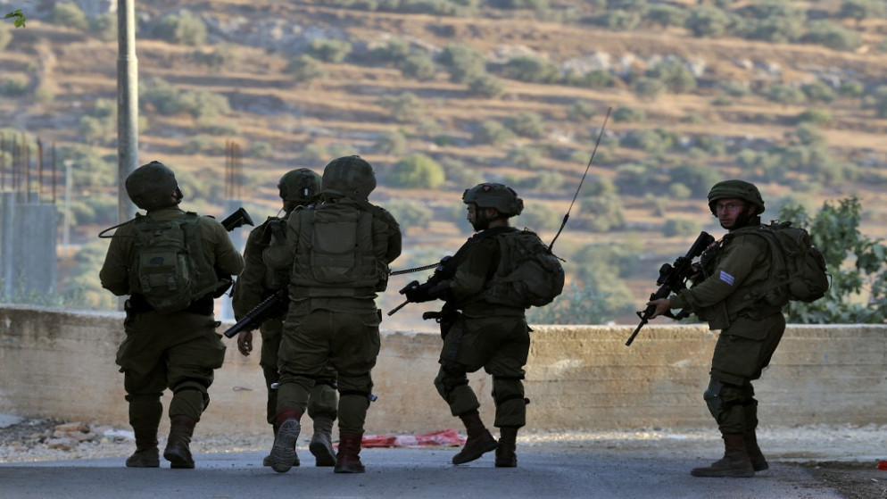 قوات الاحتلال الإسرائيلي في الضفة الغربية المحتلة. (أ ف ب)
