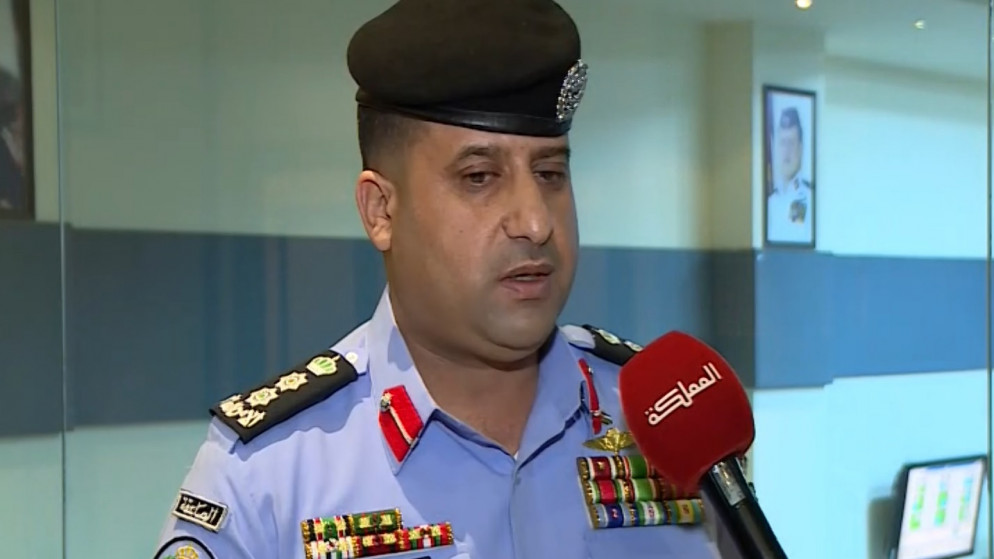 مدير مركز العمليات والسيطرة في مديرية الأمن العام  العقيد أمجد العبادي.22/12/2021.(المملكة)