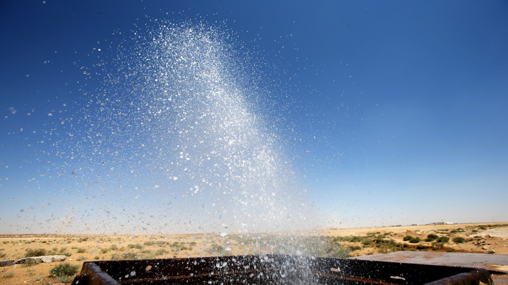 صورة توضيحية لبئر ماء في أحد الأراضي في الأردن. (صلاح ملكاوي/المملكة)