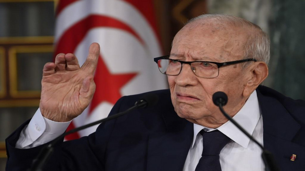 الرئيس التونسي السابق الباجي قائد السبسي. (أ ف ب)