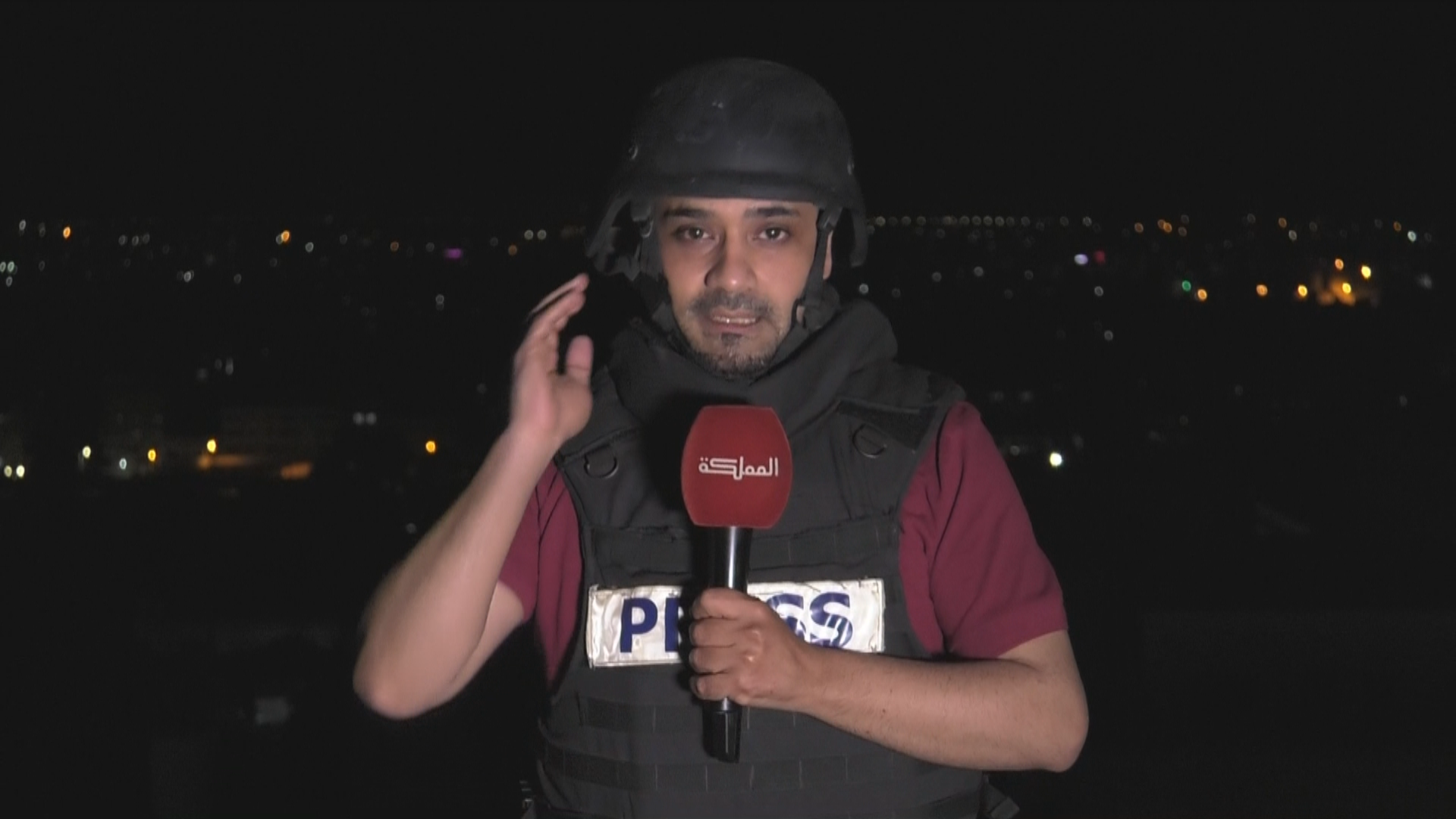 مراسل المملكة في قطاع غزة باسل العطار، 11 أيار/مايو 2021. (المملكة)