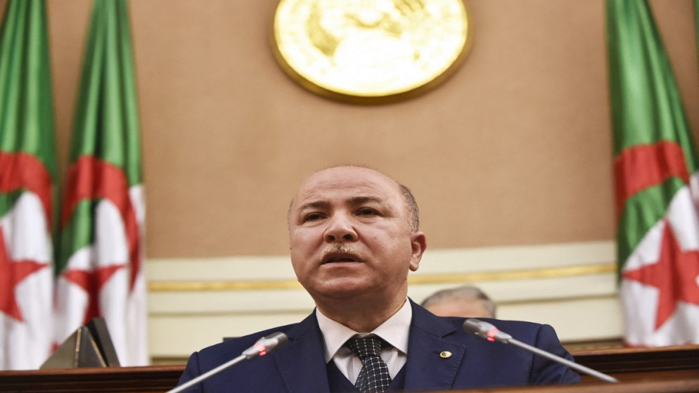 رئيس الحكومة الجزائرية الجديد أيمن بن عبد الرحمن. (أ ف ب)