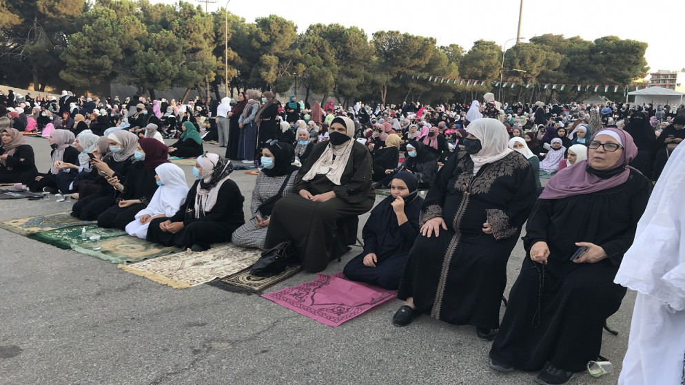 مصلون يؤدون صلاة عيد الاضحى المبارك، عمّان، 20/7/2021. (صلاح ملكاوي / المملكة) مصلون يؤدون صلاة عيد الاضحى المبارك، عمّان، 20/7/2021. (صلاح ملكاوي / المملكة)