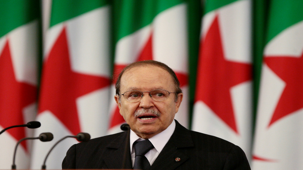 الرئيس الجزائري السابق عبدالعزيز بوتفليقة. (رويترز)