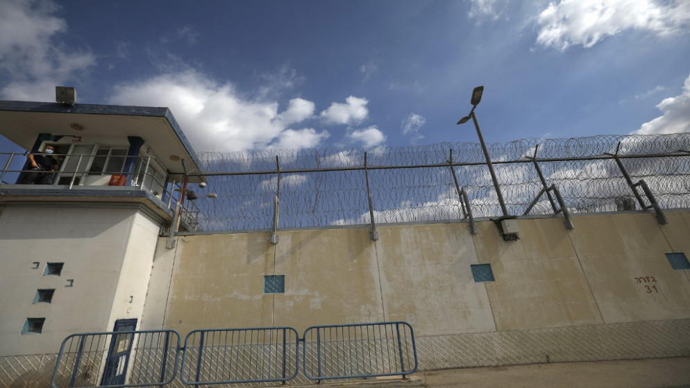 سجن "جلبوع" قرب بيسان في الأراضي الفلسطينية المحتلة. 05/09/2021. (أ ف ب)