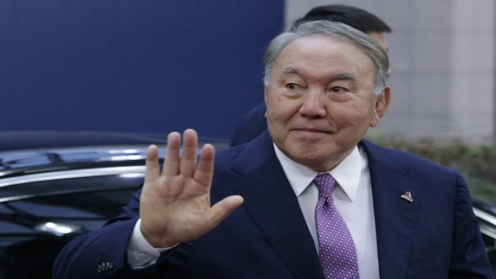 رئيس كازاخستان السابق نور سلطان نزارباييف. (أ ف ب)