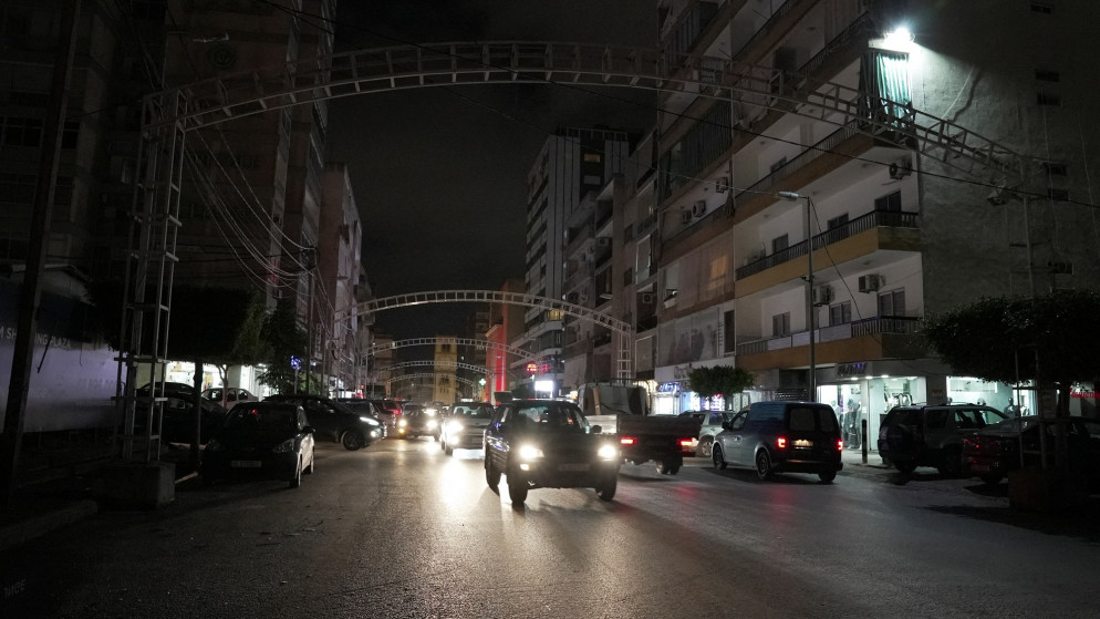 منظر لشارع في قرية جديدة اللبنانية في محافظة جبل لبنان. (رويترز)
