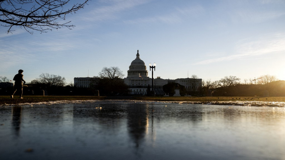مبنى الكابيتول مقر الكونغرس في العاصمة الأميركية واشنطن. (أ ف ب)