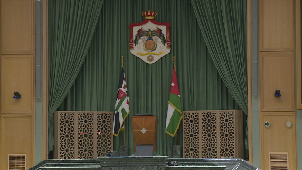 قبة البرلمان في مجلس الأمة الذي يضم مجلس النواب والأعيان. (المملكة)