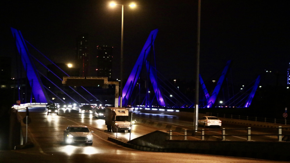 جسر عبدون في عمّان. 2/3/2021. (صلاح ملكاوي /المملكة)