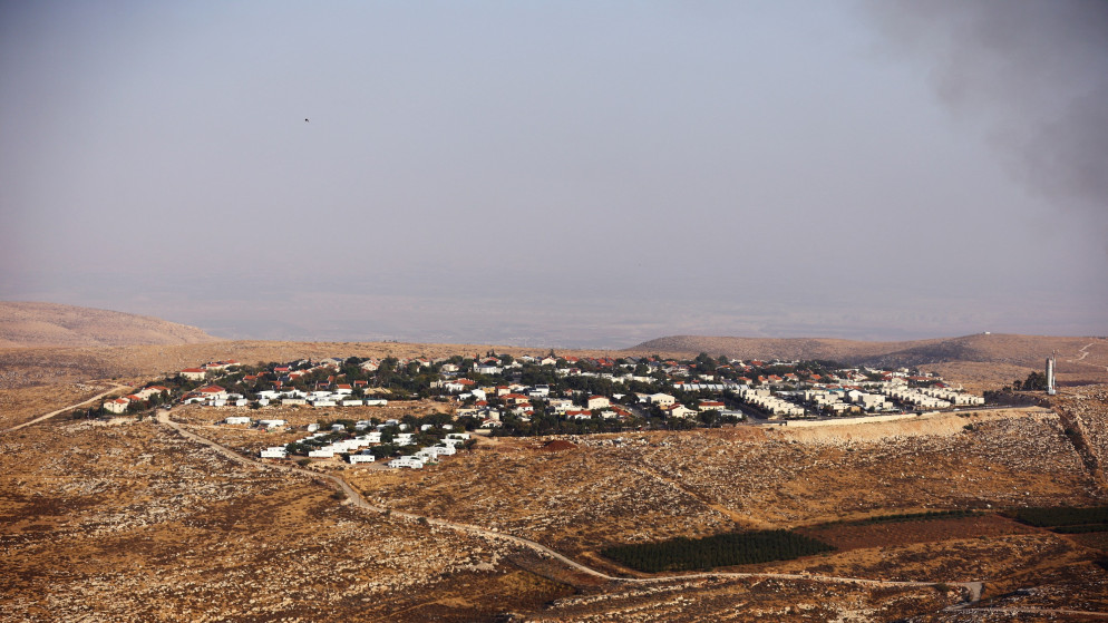 منظر عام لمستوطنة "كوخاف هشاحر" الإسرائيلية في الضفة الغربية المحتلة. (رويترز)