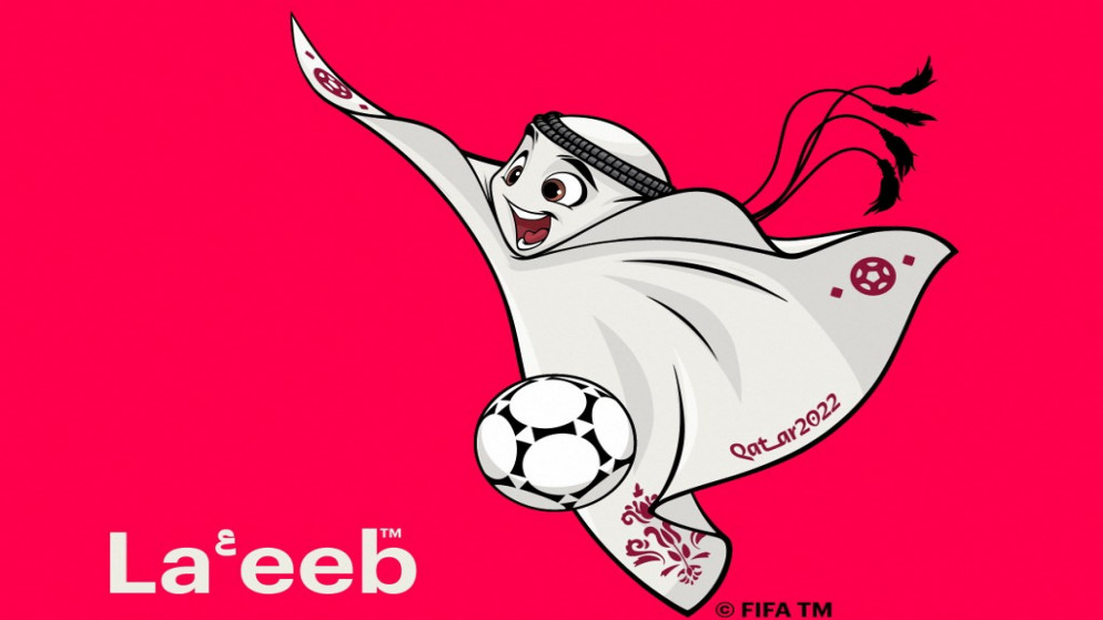 "لعّيب" التعويذة الرسمية لكأس العالم 2022 الذي تستضيفه قطر. (أ ف ب)