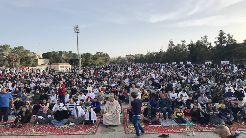 صلاة العيد بمصلى في عمّان. (المملكة/صلاح ملكاوي)