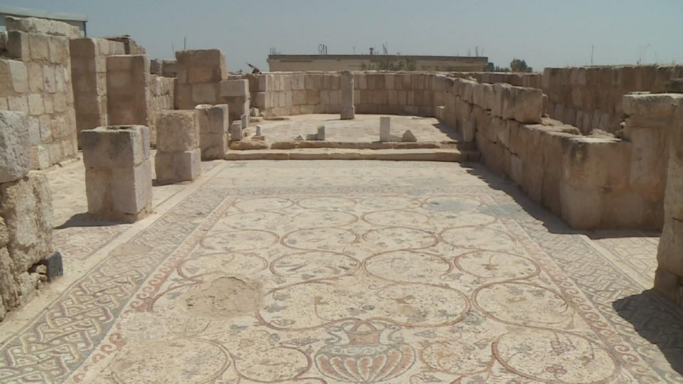 الموقع الأثري في مدينة رحاب في محافظة المفرق. (علاء القرعان/ المملكة)