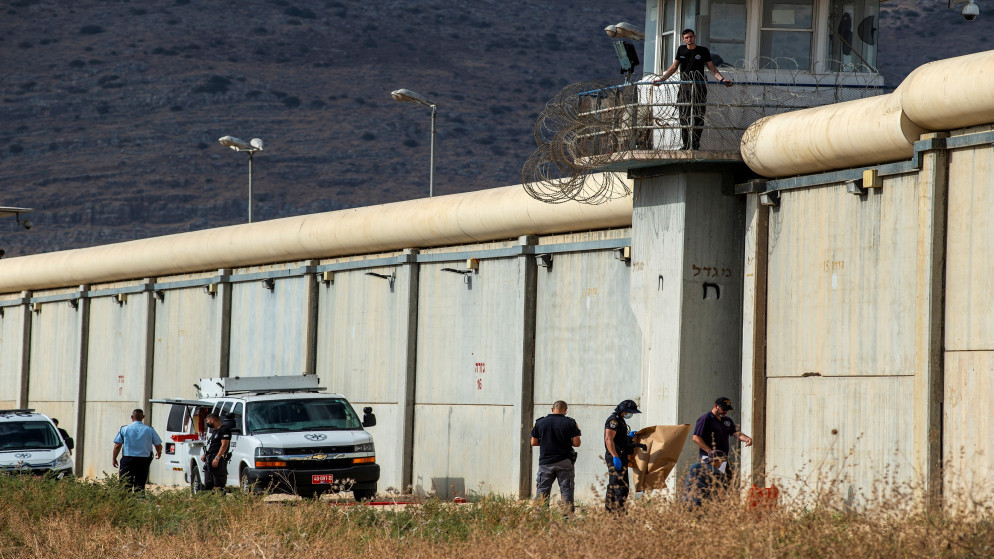 سجن جلبوع قرب بيسان شمال فلسطين المحتلة. (رويترز)