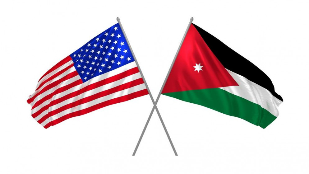 علما الأردن والولايات المتحدة. (Shutterstock)