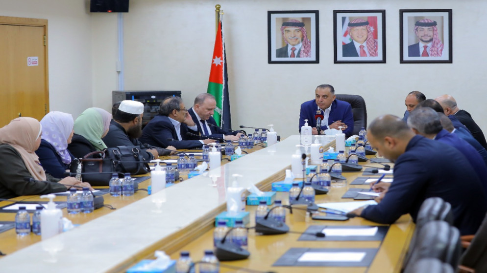 لجنة فلسطين النيابية تبحث أهم مطالب واحتياجات مخيم الزرقاء. (مجلس النواب)