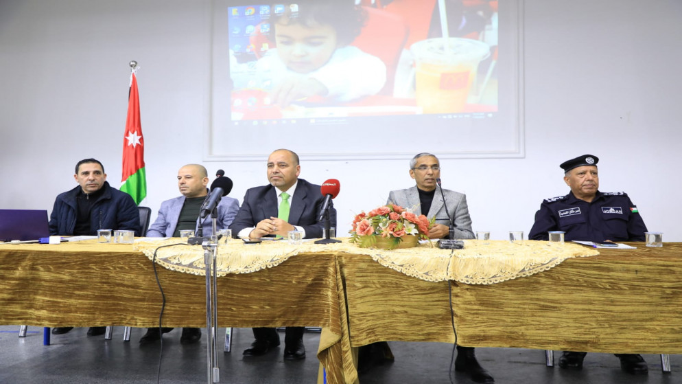 فعالية جلسة تعريفية بجائزة الحسين بن عبدالله الثاني للعمل التطوعي في محافظة المفرق. (وزارة الشباب)