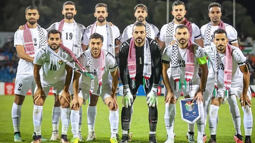 المنتخب الوطني لكرة القدم .(بترا)