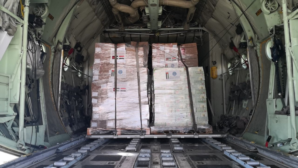 طائرات مساعدات طارئة أردنية تصل محملة بمواد إغاثية تصل مطار دمشق الدولي.8/2/2023. (المملكة) طائرات مساعدات طارئة أردنية تصل محملة بمواد إغاثية تصل مطار دمشق الدولي.8/2/2023. (المملكة)