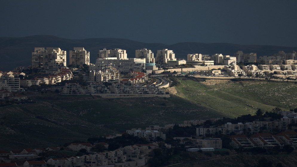مستوطنة معاليه ادوميم في الضفة الغربية المحتلة .25 فبراير شباط 2020. (رويترز)