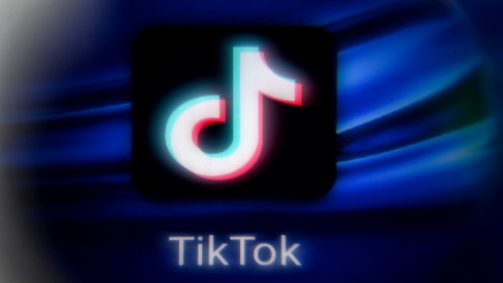 شعار تطبيق تيك توك. (أ ف ب)
