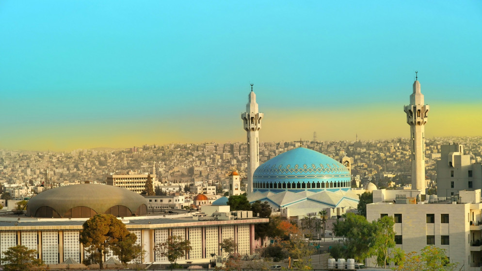 منظر جوي للعاصمة عمّان. (shutterstock)