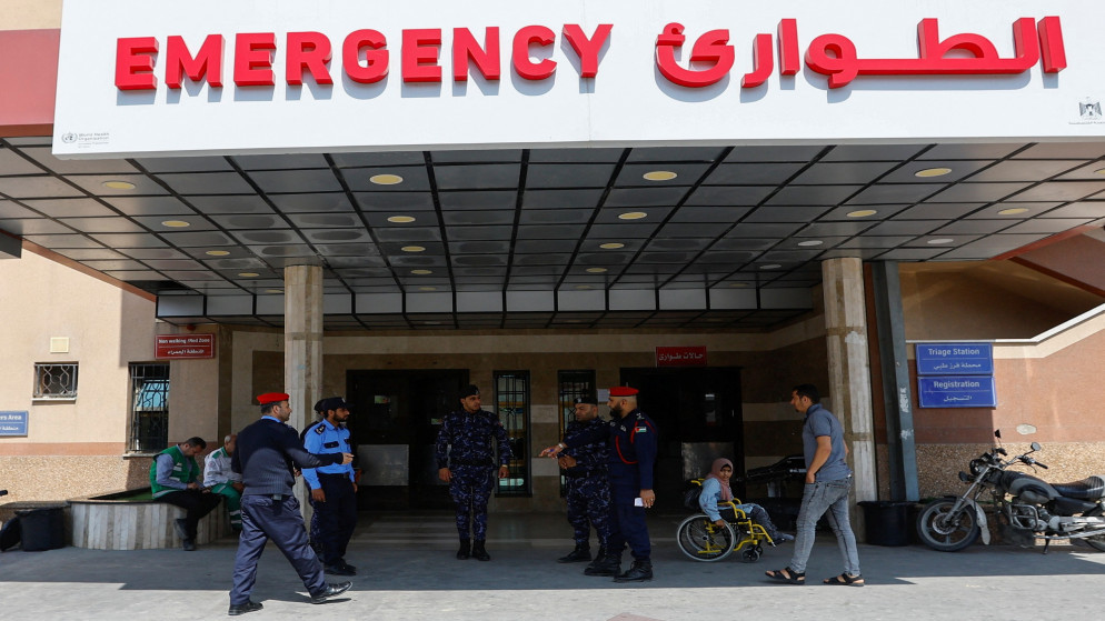 مستشفى في قطاع غزة، 10 أيار 2023. (رويترز)