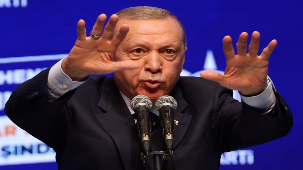 الرئيس التركي رجب طيب أردوغان. (أ ف ب)