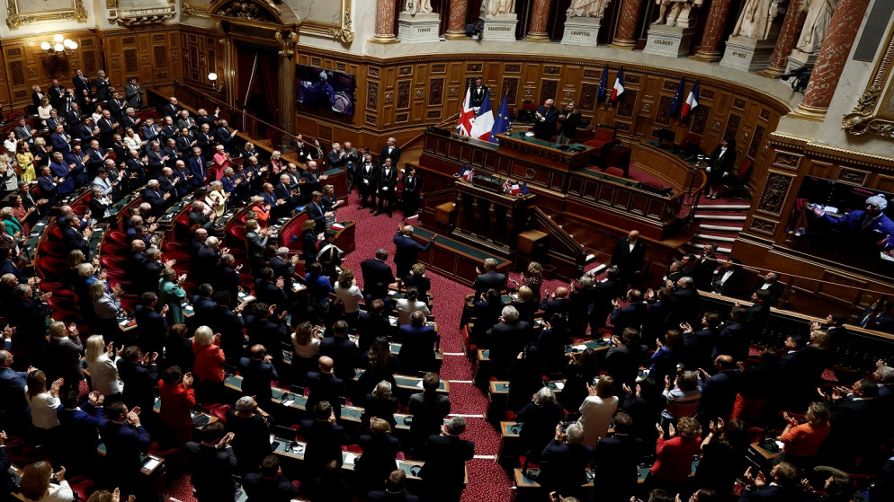 مجلس الشيوخ الفرنسي في باريس، 21 سبتمبر 2023. (رويترز)
