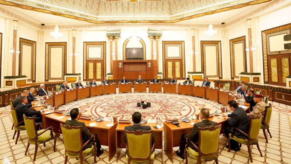  اجتماع لقادة الكتل السياسية العراقية في القصر الحكومي 