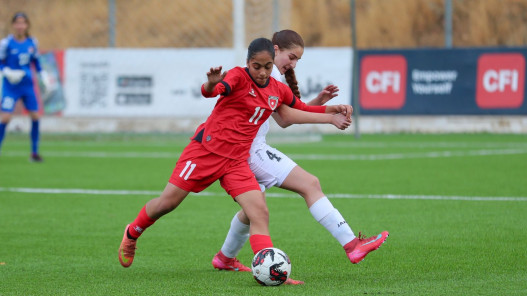  المنتخب النسوي تحت سن 14 يفوز على نظيره العراقي 