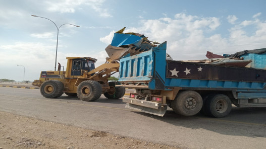  حملة شاملة لإزالة العشوائيات في البحر الميت 