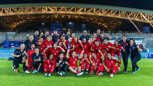  منتخب السيدات يفوز على العراق ويتأهل لنهائي غرب آسيا 