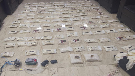  إحباط محاولتي تهريب كميات كبيرة من المواد المخدرة بوساطة بالونات 