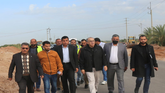  وزير الأشغال يتفقد مواقع تأثرت بالسيول في الكرك 