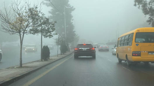  هطول غزير للأمطار في عمان ومحافظات المملكة 